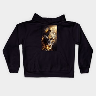 Twilight Glitter Nebula Space Kids Hoodie